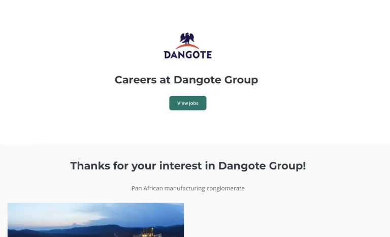 Dangote Group Recruitment 2024/2025 Job Application Form Portal